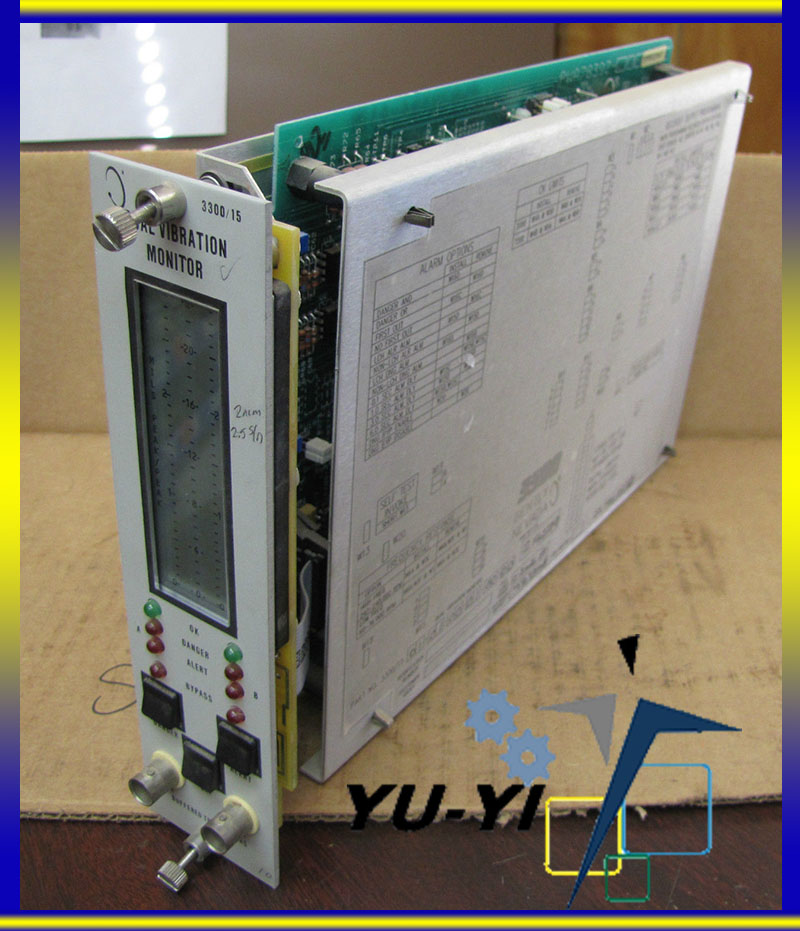 Taiwan Bently Nevada 3300 Dual Vibration Monitor 3300 15 01