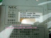 NEC INDUSTRIAL COMPUTER FC-20C MODEL SN, FC98-NX (2)