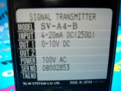 M-SYSTEM PLC (SIGNAL TRANSMITTER)SV-A4-B MODULE (3)