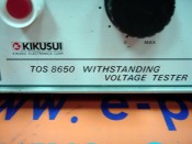 KIKUSUI TOS8650 TOS 8650 Withstanding Voltage Tester (3)