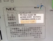 NEC FC98-NX  FC-55J model SB (3)