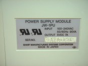 SHARP JW-1PU POWER SUPPLY MODULE (3)