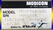 AEG MODICON PROGRAMMABLE CONTROLLER PC-F984-685 (2)