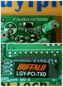 BUFFALO LGY-PCI-TXD PCI BOARD P/N: 6804310700000 (3)