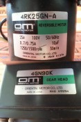 ORIENTAL 4RK25GN-A REVERSIBLE MOTOR / 4GN90K GEAR HEAD (3)