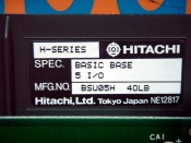 HITACHI H-SERIES BASIC BASE 5 I/O BSU05H (2)