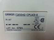 OMRON C200HG-CPU43-E CPU UNIT MODULE (3)