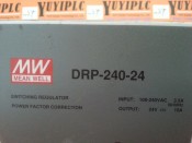 MEAN WELL AC to DC DIN-Rail Power Supply DRP-240-24 (3)