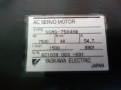 YASKAWA SGMG-75AWAB AC SERVO MOTOR 7500W New in box (3)
