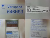 YASKAWA 646HS3 CIMR-HFS23P7 Inverter W/ JVOP-100 (3)