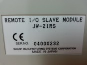 SHARP JW-21RS REMOTE I/O SLAVE MODULE New in box (3)