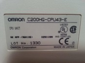 OMRON C200HG-CPU43-E PLC MODULE (3)