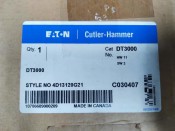 EATON CUTLER-HAMMER DT3000 PROTECTIVE RELAY (3)