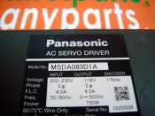 PANASONIC AC SERVO DRIVER MSDA083D1A (3)