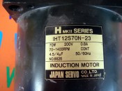 JAPAN SERVO NIDEC SERVO IHT12S70N-23 H MKII SERIES INDUCTION MOTOR (3)