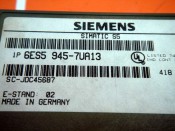 SIEMENS SIMATIC S5 PLC 115U CPU 6ES5 945-7UA13 6ES5945-7UA13 (3)