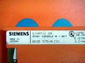 SIEMENS SIMATIC S5 PLC MEMORY SUBMODULE 8K X 8BIT 6ES5 375-8LC21 6ES5375-8LC21 (3)