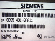 SIEMENS SIMATIC S5 PLC 6ES5 431-8FA11 6ES5431-8FA11 (3)
