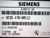 SIEMENS SIMATIC S5 PLC 6ES5 470-8MC12 6ES5470-8MC12 (3)