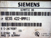 SIEMENS SIMATIC S5 PLC 6ES5 422-8MA11 6ES5422-8MA11 (3)