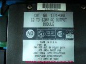 (A-B PLC) Allen Bradley 1771 Programmable Controller CPU:1771-OAD Output Module (2)