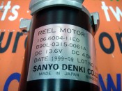 SANYO DENKI B90L-0315-0061A / 106-6004-11E0 REEL MOTOR (3)