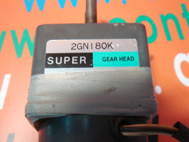 SUPER SPEED CONTROL MOTOR 2IK6GN-C with 2GNI80K GEAR HEAD