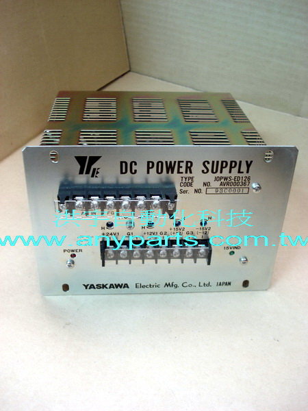 YASKAWA PLC DC POWER SUPPLY JOPWS-ED126 CODE.AVR000367