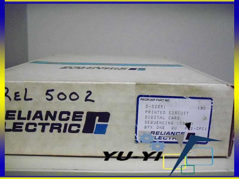 Reliance Electric printed circuit card Part 0-52851