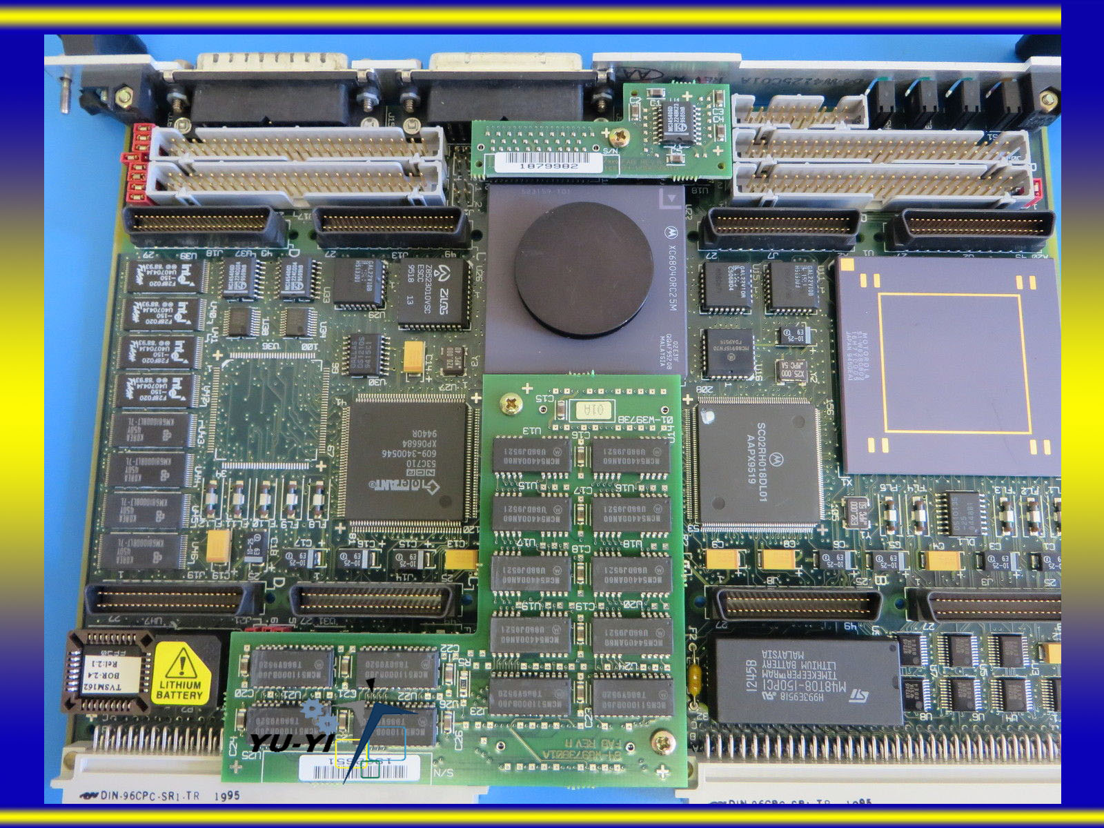 Motorola MVME 162-041 VME CPU Board 8MB DRAM, SCSI, 512KB SRAM