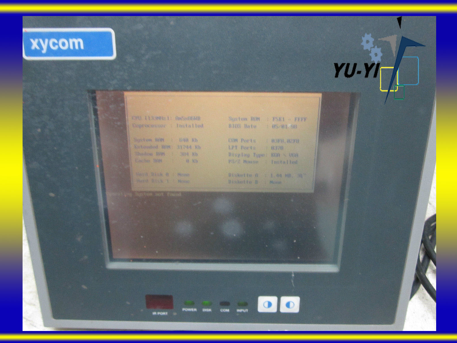Xycom 9400 T Touch Screen Panel PN 9400-0004020012002 5133324-STN-A