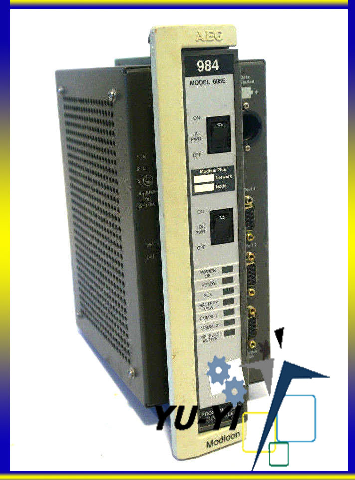 AEG Modicon 984 685 PC-0984-685 Programable Controller PC0984685 AS-9715-001MODICON PC-E984-685 CPU MODULE 115-230AC