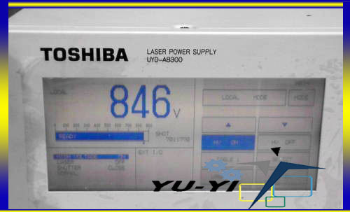 TOSHIBA YAG LASER UYD-A8300 LAY-203FA-6AG HVD DRIVER