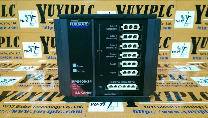 FOXBORO FPS400-24 I/A SERIES POWER SUPPLY