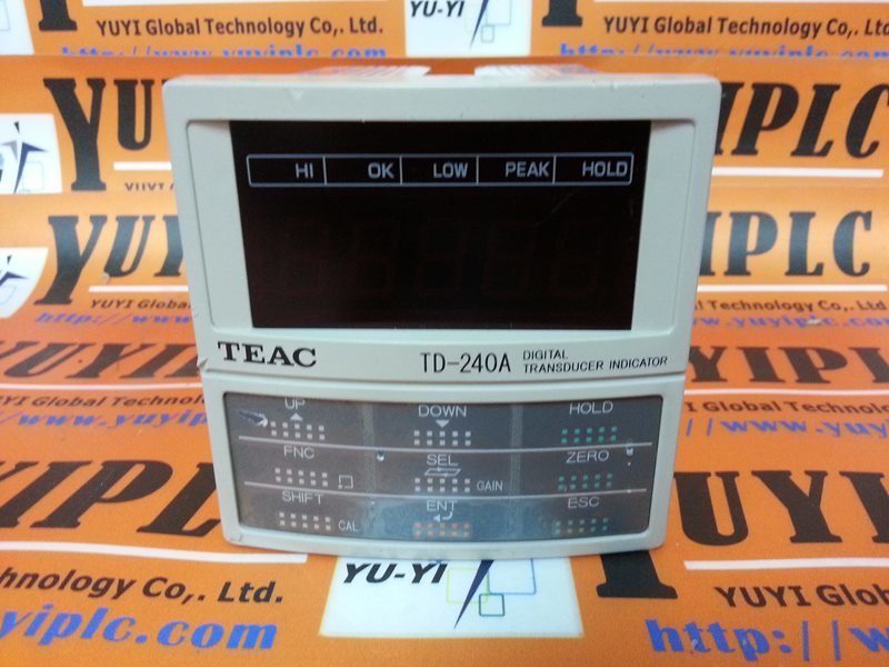 TEAC TD240A DIGITAL TRANSDUCER INDICATOR PLC DCS SERVO Control MOTOR