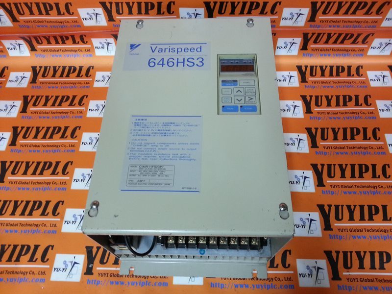 YASKAWA 646HS3 CIMR-HFS23P7 Inverter W/ JVOP-100