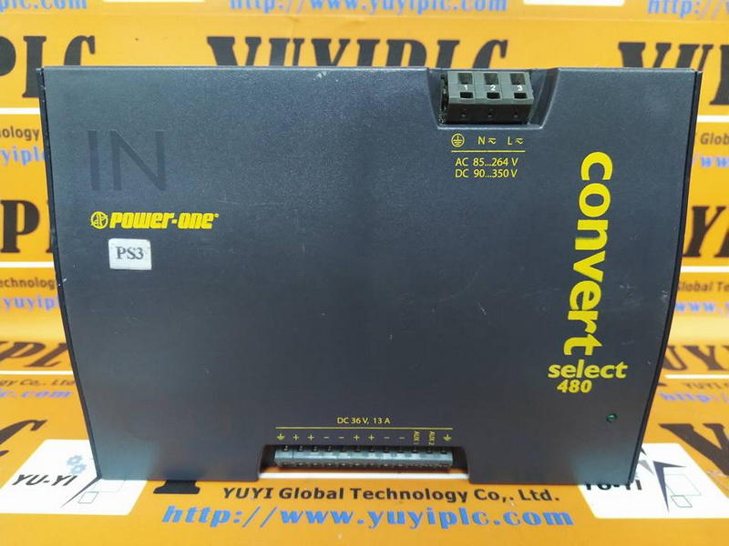 POWER-ONE VSELEC480 LXN1701-6R AC-DC/DC-DC CONVERTER