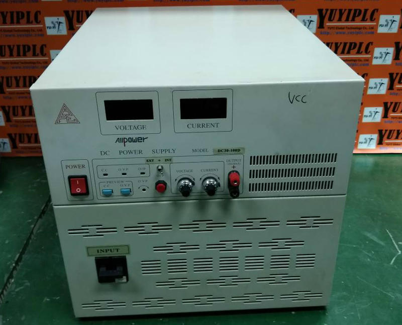 ALL POWER DC30-100D DC POWER SUPPLY