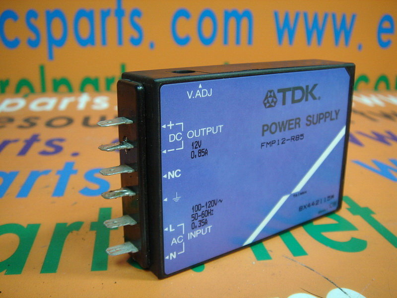 TDK POWER SUPPLY FMP12-R85 AC INPUT 100-120V 50-60Hz