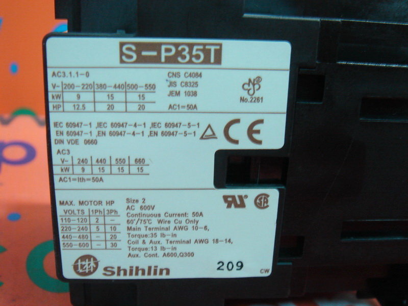 Details about   1PC NEW Shihlin AC contactor S-P35T 220V