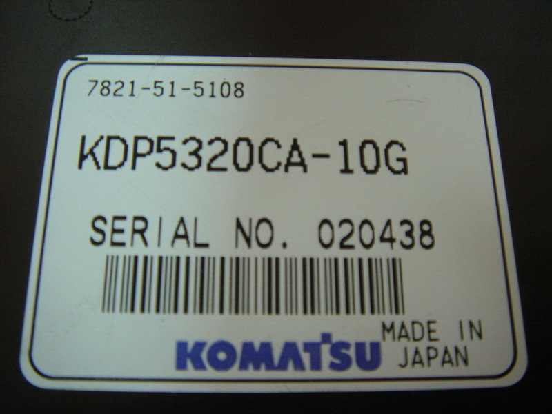 KOMATSU KDP5320CA-10G (3)