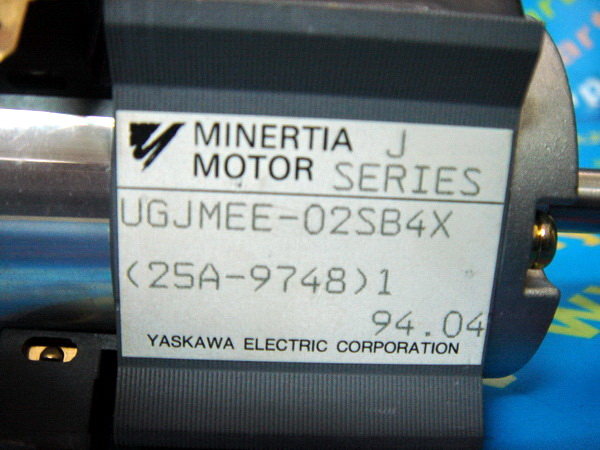 Yaskawa Minertia Motor J Series Ugjmee 02sb4x Plc Dcs Servo Control Motor Power Supply Ipc Robot