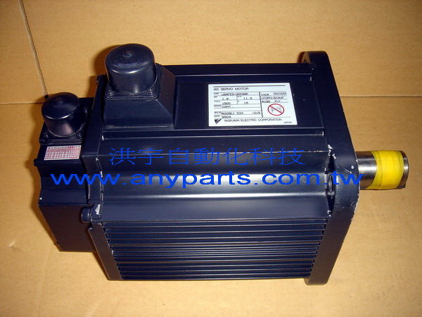 Utoph YASKAWA AC SERVO MOTOR USAFED-20C22K 1.8kW 15A / ENCODER UTOPH-81AVF ...