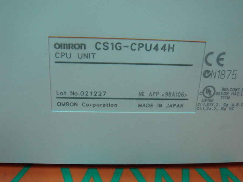 年中無休】 オムロン CS1G-CPU44H CPUユニット