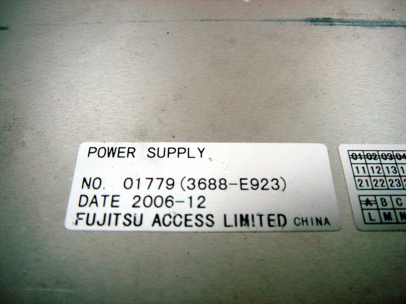 FUJITSU 3688-E923 15V,7A/15V,7A POWER SUPPLY - PLC DCS SERVO Control MOTOR  POWER SUPPLY IPC ROBOT