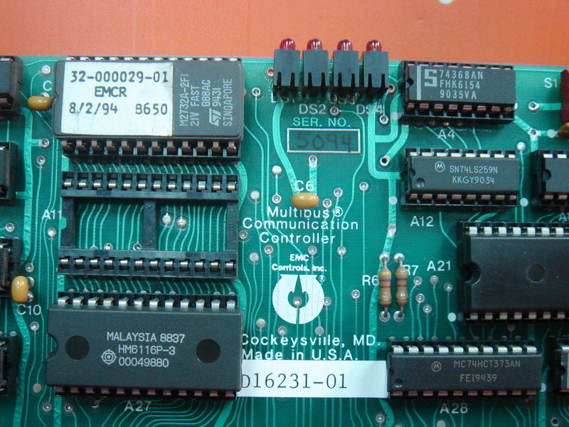 EMC D16231-01 MULTIBUS COMMUNICATION CONTROLLER - 裕益科技自動化設備可程式編碼器PLC分散式 ...