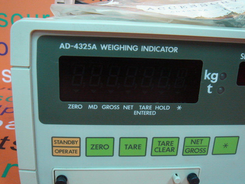 MFD BY A&D CO AD-4325A WEIGHING INDICATOR - 裕益科技自動化設備可程式編碼器PLC分散式控制系統DCS
