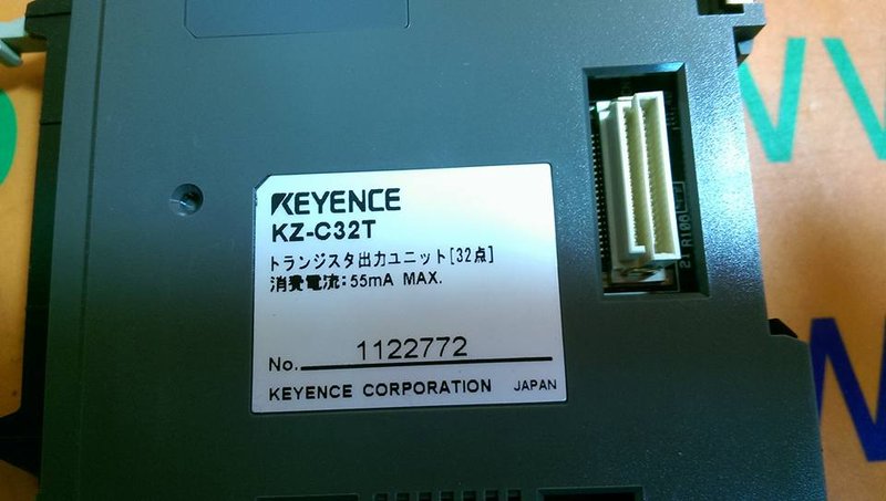 KEYENCE I/O MODULE KZ-C32T - 裕益科技自動化設備可程式編碼器PLC分散式控制系統DCS
