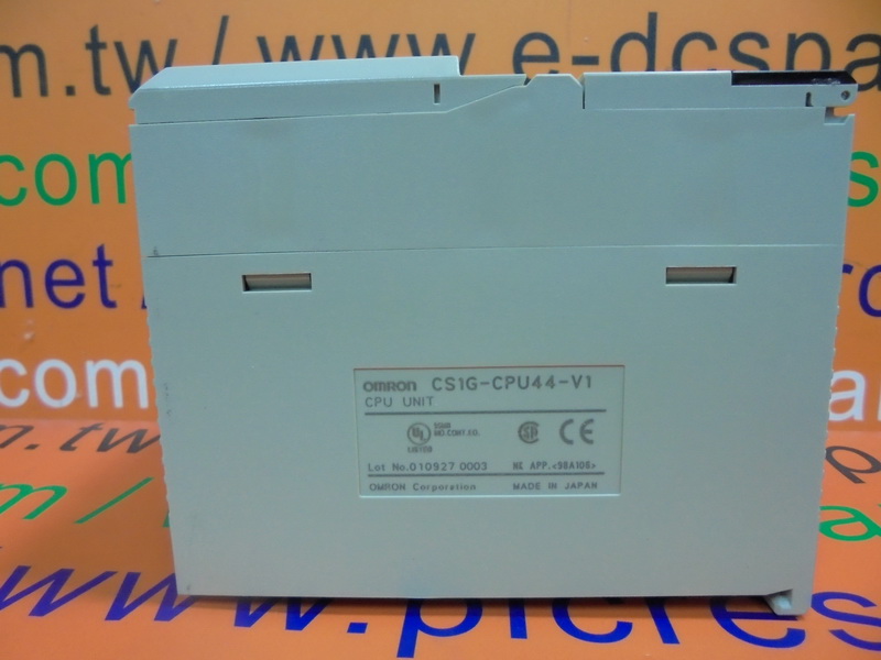 OMRON CPU UNIT CS1G-CPU44-V1 - 裕益科技自動化設備可程式編碼器PLC分散式控制系統DCS