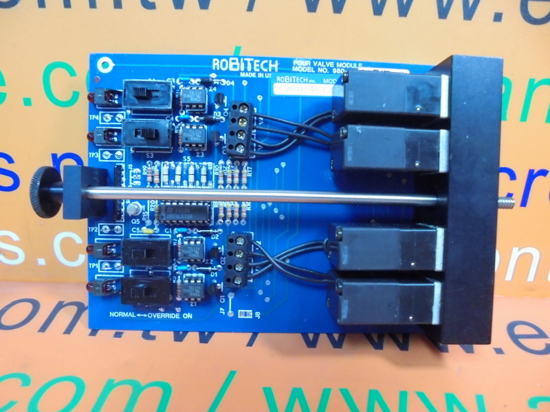 RoBITECH 4 VALVE MODULE PCB 980-4612 - 裕益科技自動化設備可程式編碼器PLC分散式控制系統DCS